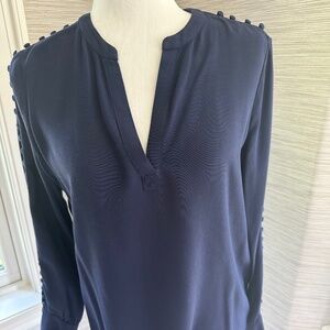 Navy Blue JOIE Top